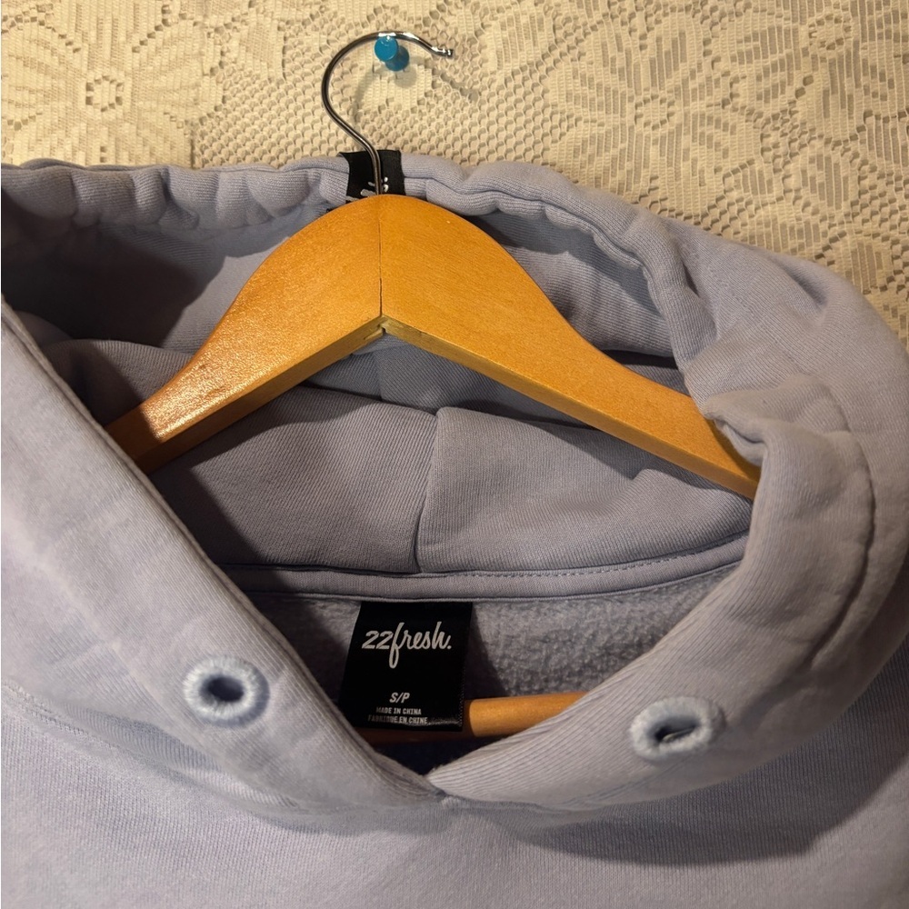 ZZ Fresh NHL Oilers hoodie in baby blue - Picture 4 of 6